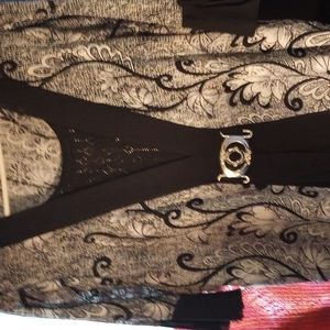 2X Appointments gourgous black and gray 3/4 sleeve